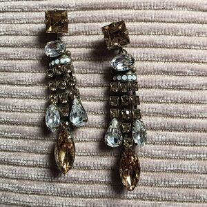 Sorrelli Gold and Silver Drop Earrings